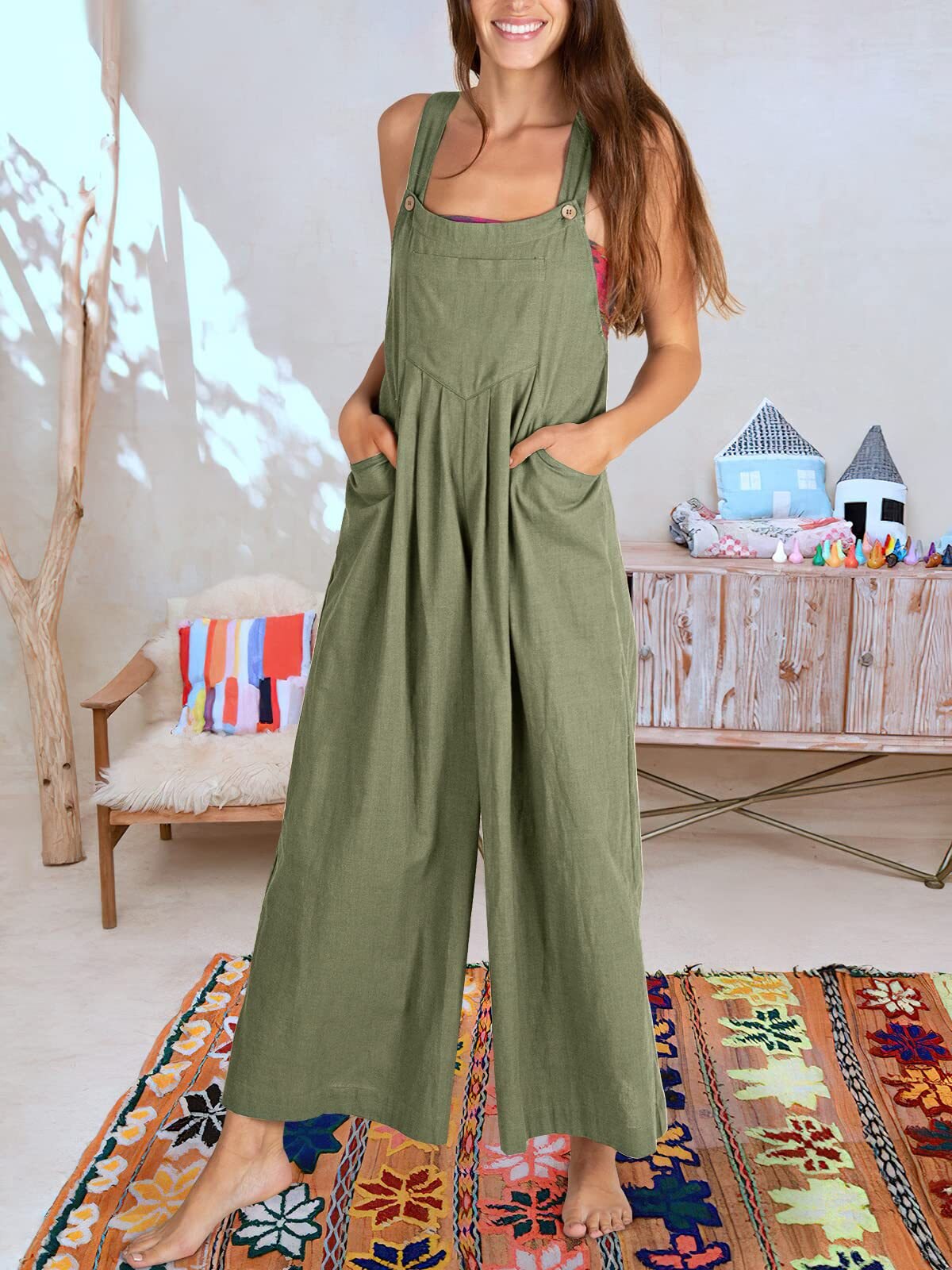 Ärmelloser Jumpsuit für Frauen - Tara