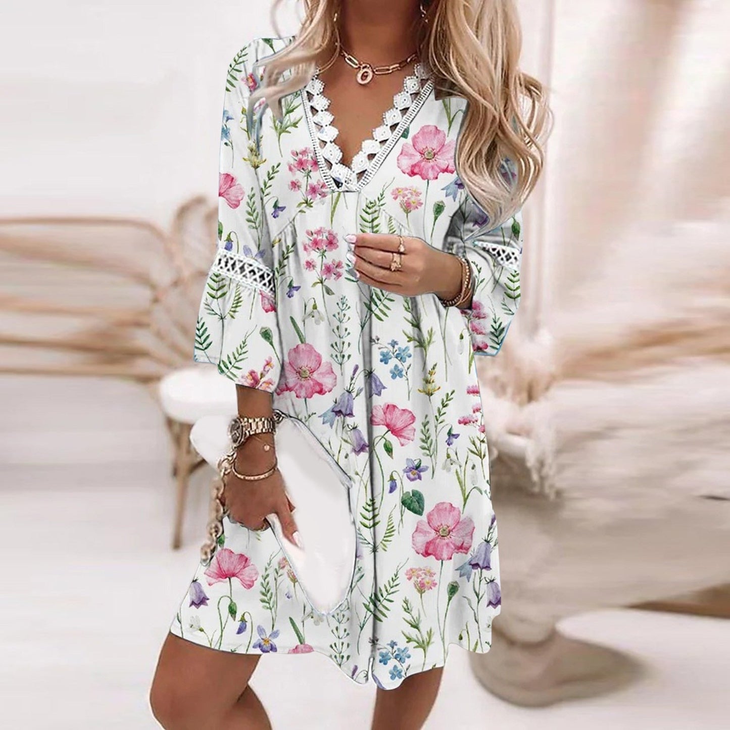 Sommerkleid Breezy Blooms - Benna