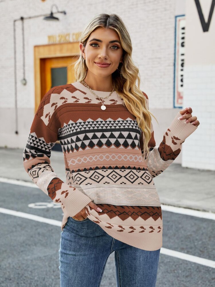 Stylischer Vintage-Pullover - Chola