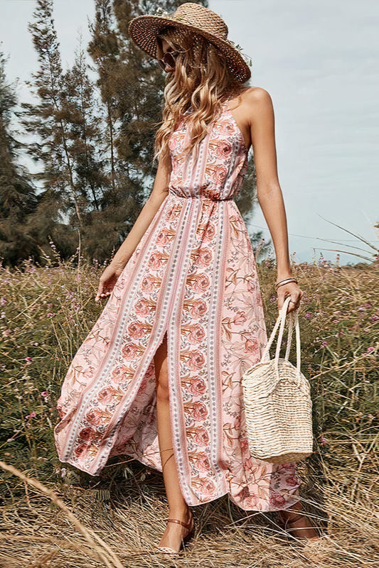 Hippie Sommer Maxi Kleid - Sami