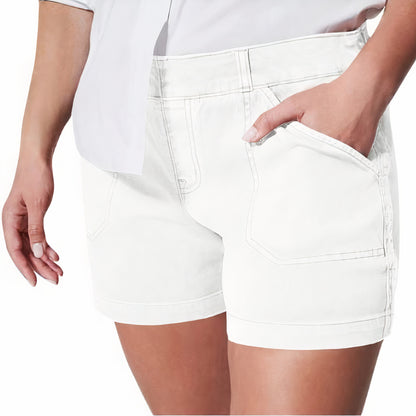 Stretch-Denim-Shorts zum Anziehen - Sena