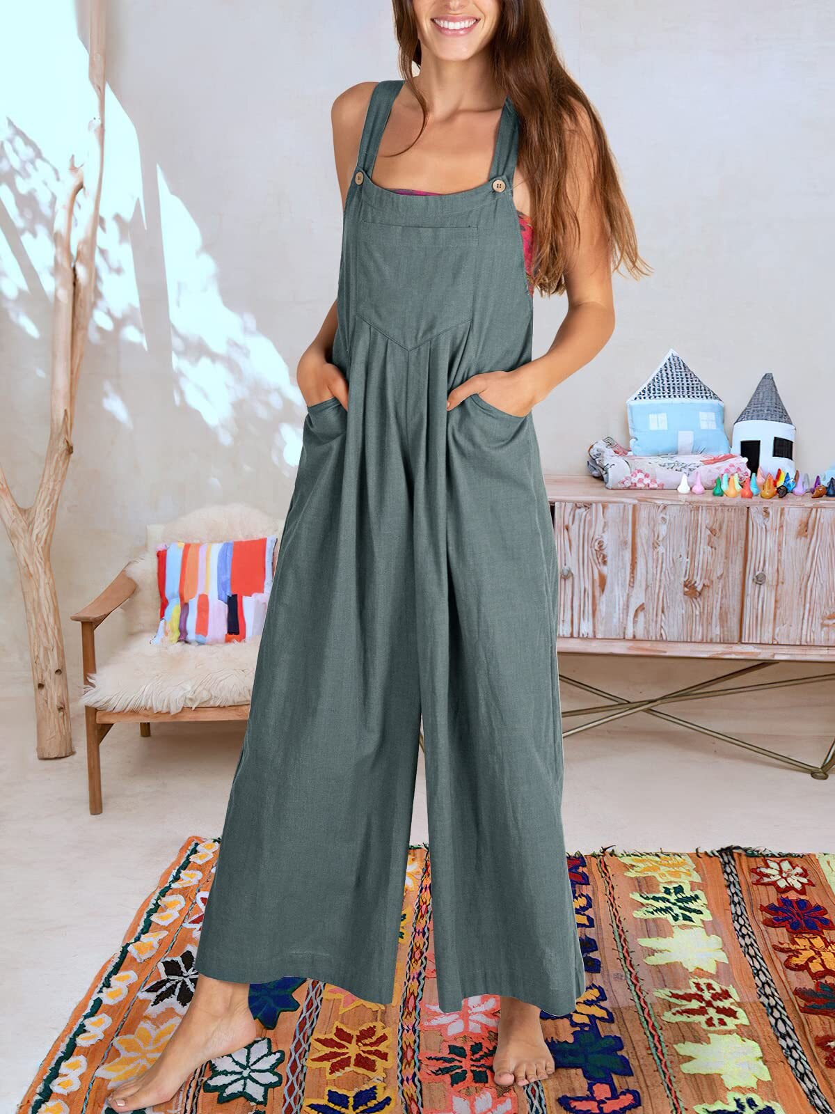 Ärmelloser Jumpsuit für Frauen - Tara