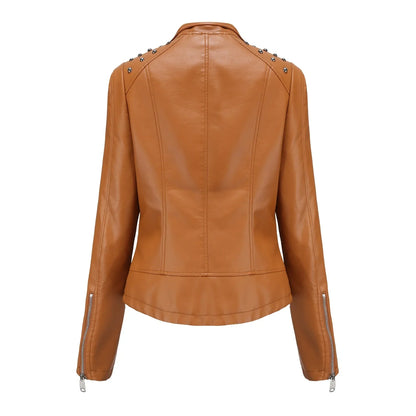 Stylische Slim Lederjacke - Doutzen