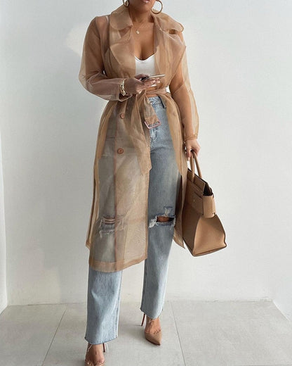 Trendy Trenchcoat für Frauen - Carmen