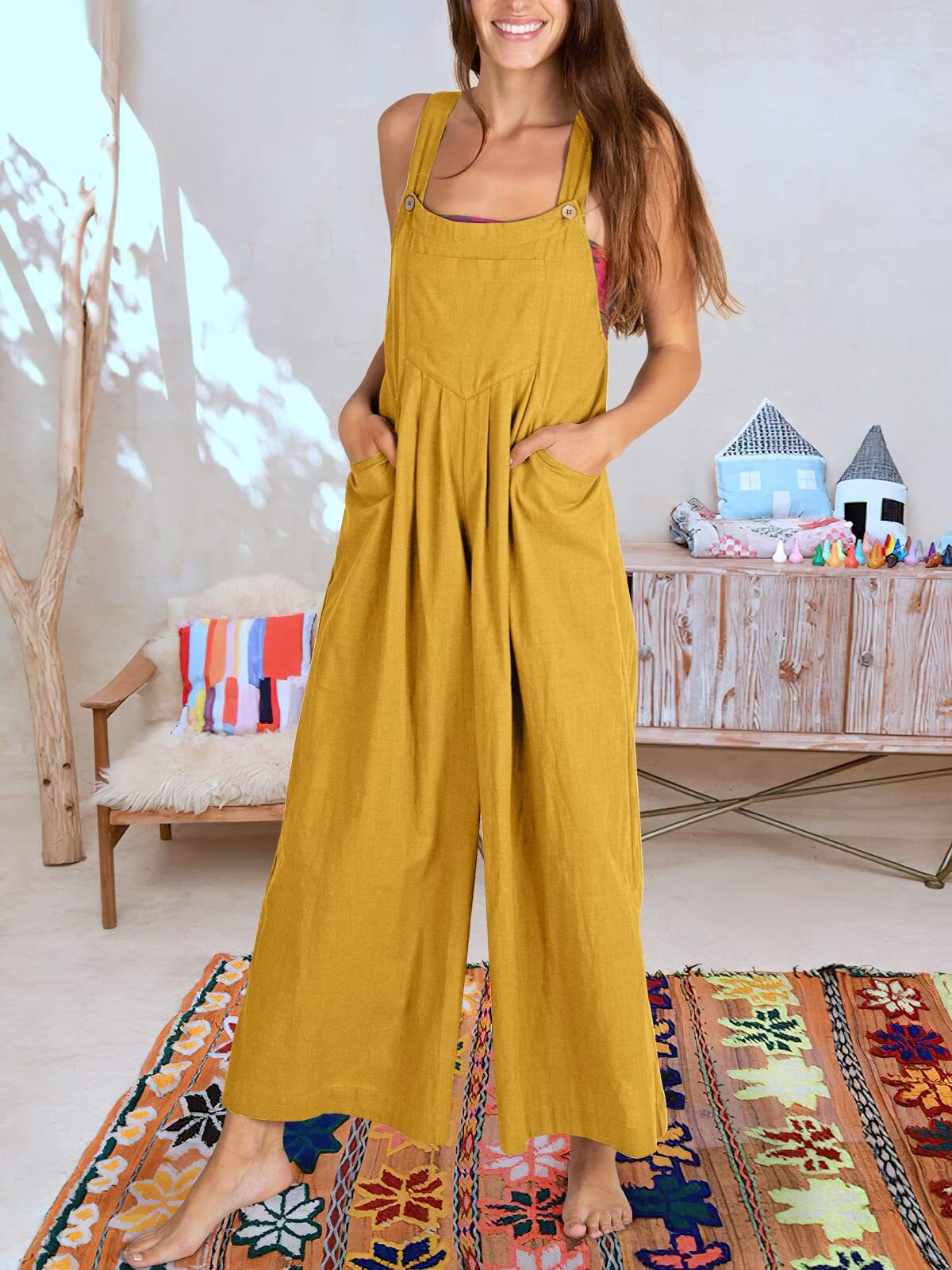 Ärmelloser Jumpsuit für Frauen - Tara