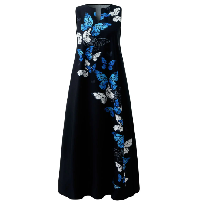 Florales Sommer-Maxikleid - Cerea