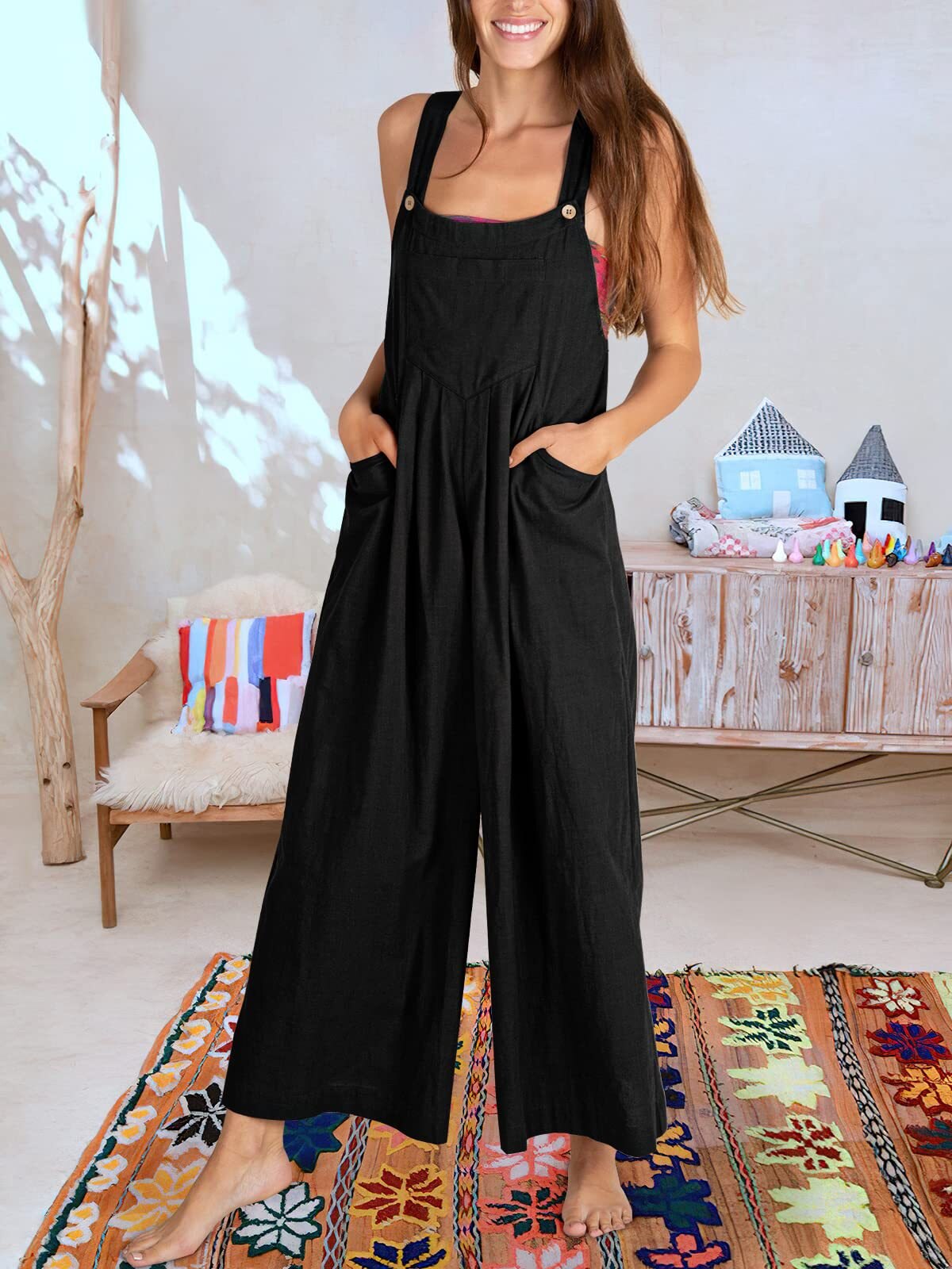 Ärmelloser Jumpsuit für Frauen - Tara