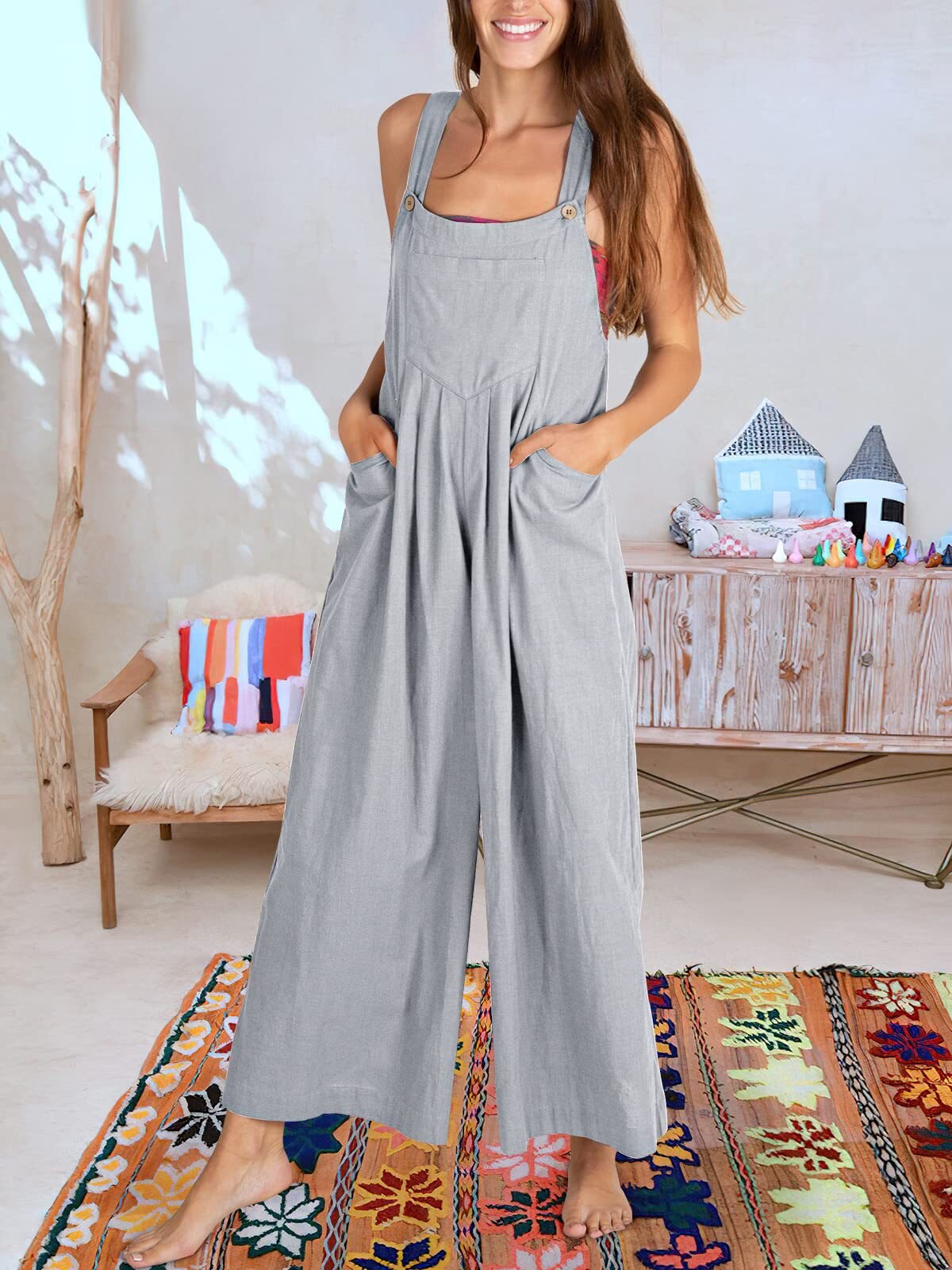 Ärmelloser Jumpsuit für Frauen - Tara