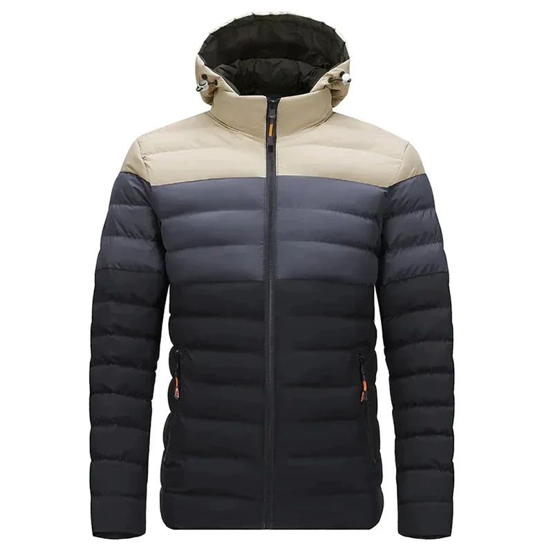 Bequeme Winterjacke für Männer mit ergonomischer Passform und winddichtem Design für kalte Tage