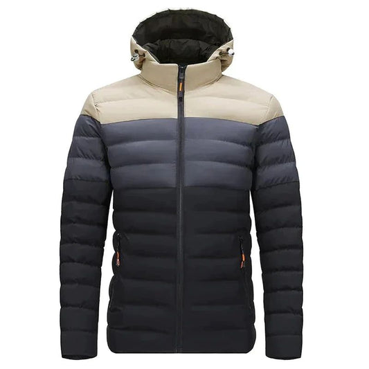 Bequeme Winterjacke für Männer mit ergonomischer Passform und winddichtem Design für kalte Tage