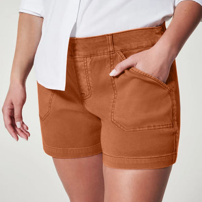 Stretch-Denim-Shorts zum Anziehen - Sena