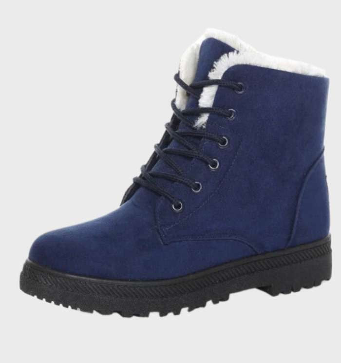 Dicke und warme wasserdichte Winterstiefel für Frauen ideal für kalte Herbst- oder Wintertage.

