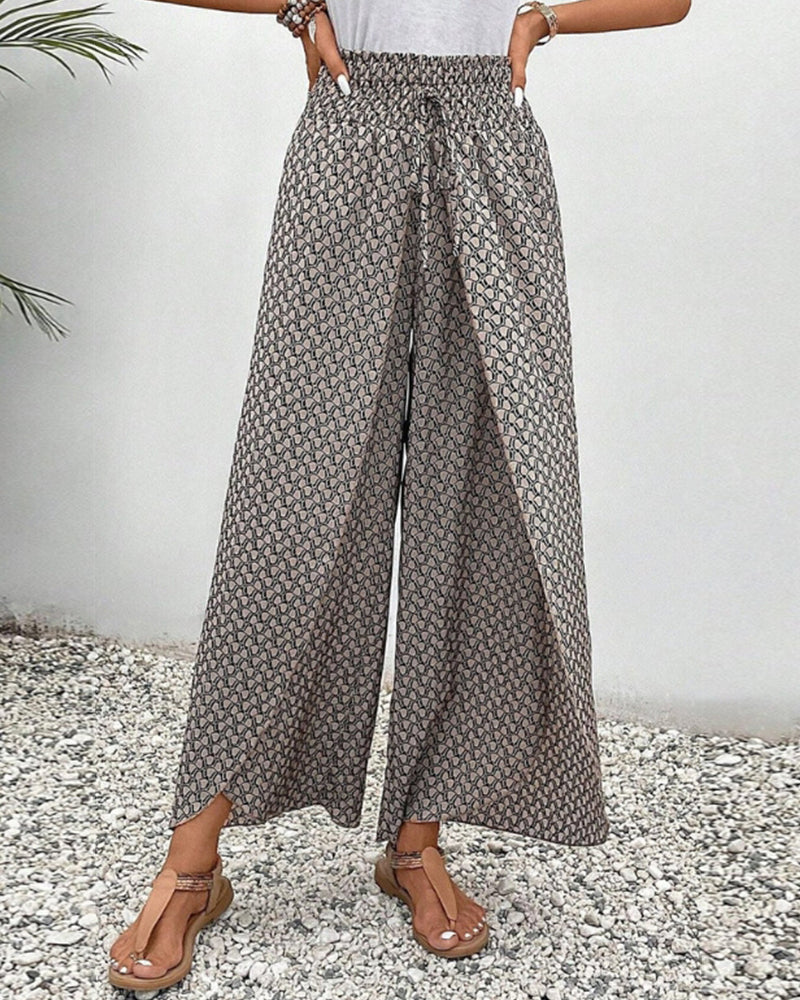 Damenhose mit geometrischem Druck - Iveth