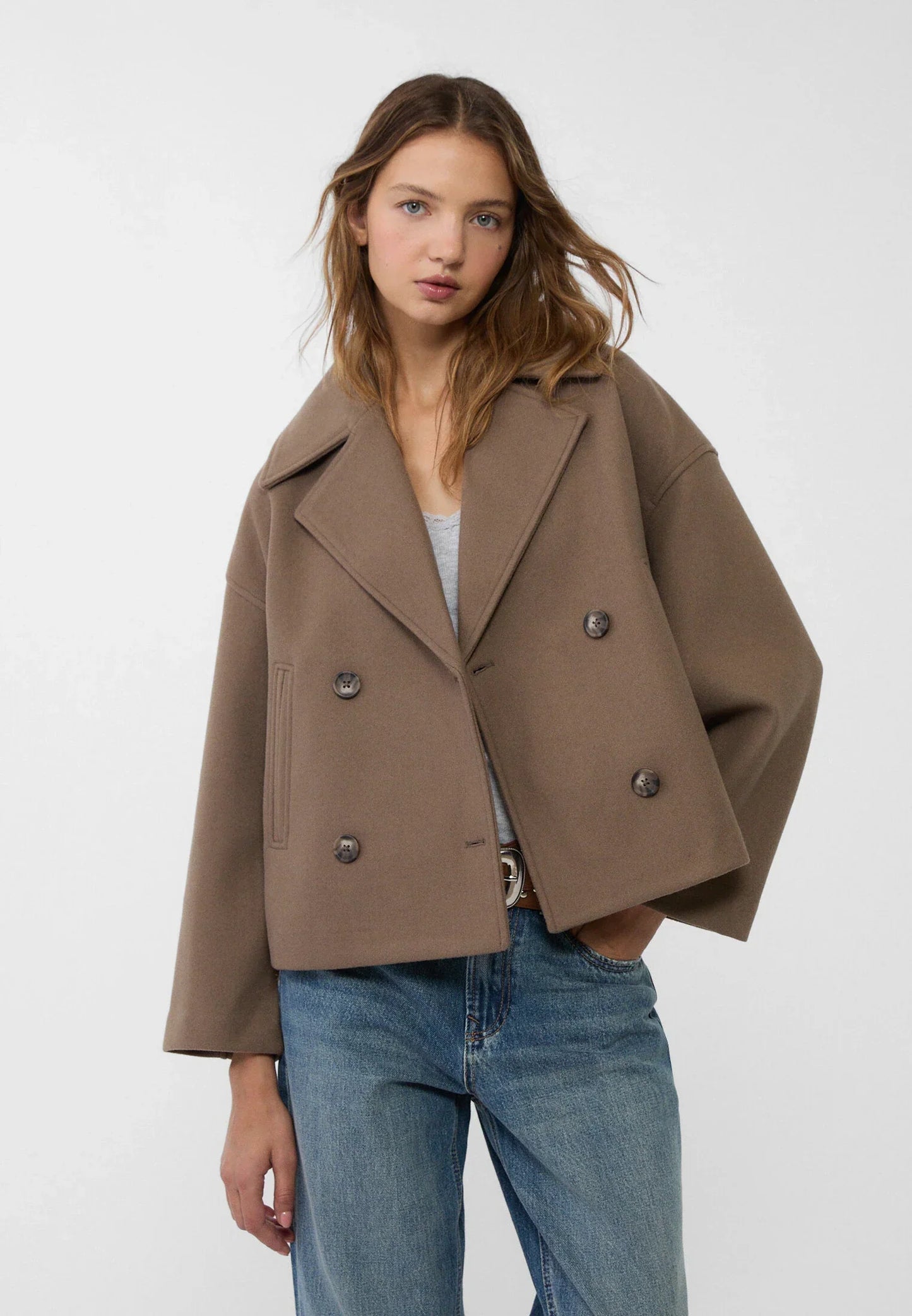 Elegante warme Jacke für Frauen, perfekt für Herbst- und Wintertage, mit zeitlosem Design und hochwertigem Material.