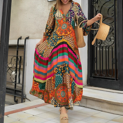 Bohemian Elegantes Kleid - Nolene