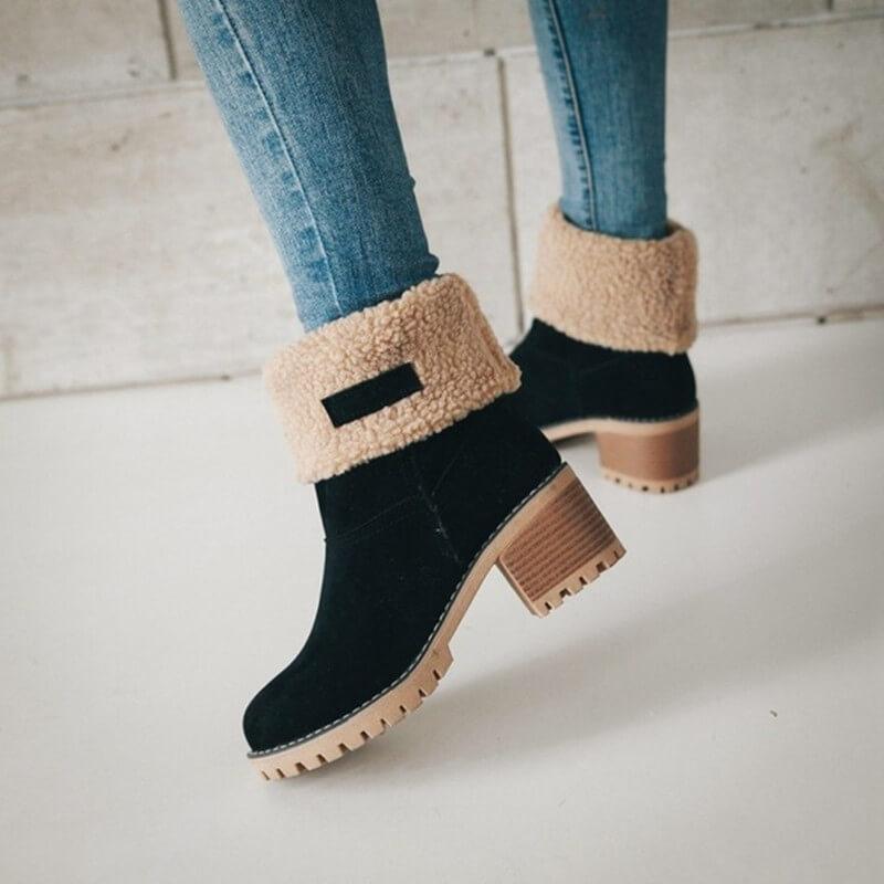 Warme Winter-Schneestiefel für Damen - Carle