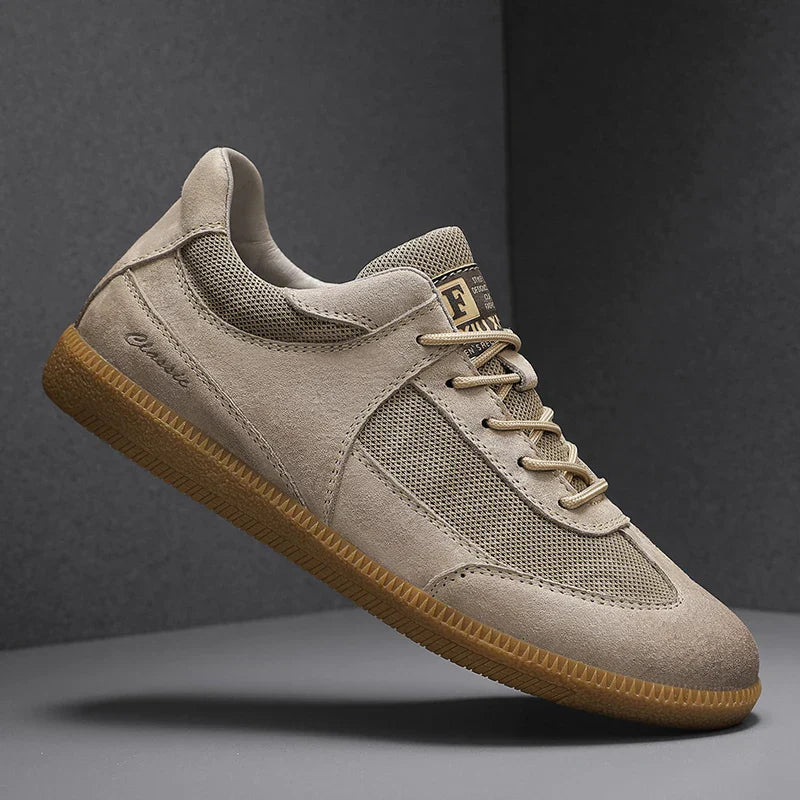 Herren Sneaker aus echtem Leder, ideal für Herbst und Winter, mit stilvollem und komfortablem Design.