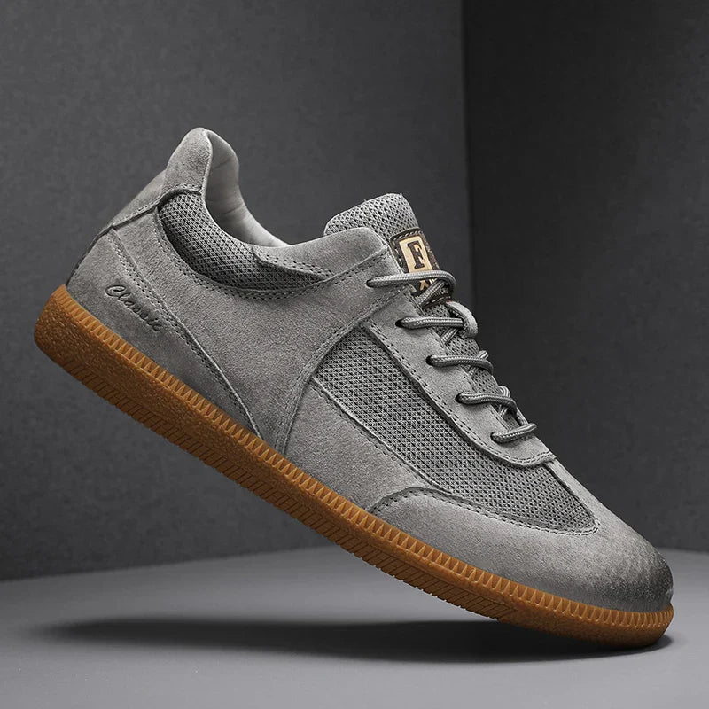 Herren Sneaker aus echtem Leder, ideal für Herbst und Winter, mit stilvollem und komfortablem Design.