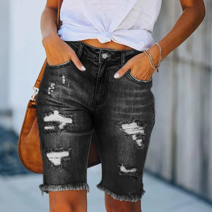 Stilvolle Denim-Shorts - Tess