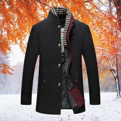 Lässige Winterjacke für Männer mit Isolierung, ideal für Herbst- und Wintertage