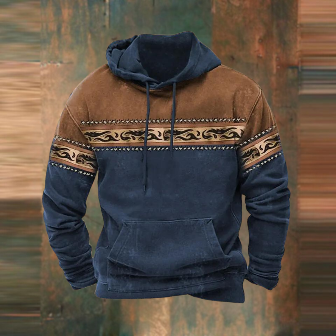 Lässiger Herren-Kapuzenpullover mit weichem Material, stylischem Druck und bequemer Kapuze, ideal für kühle Tage.