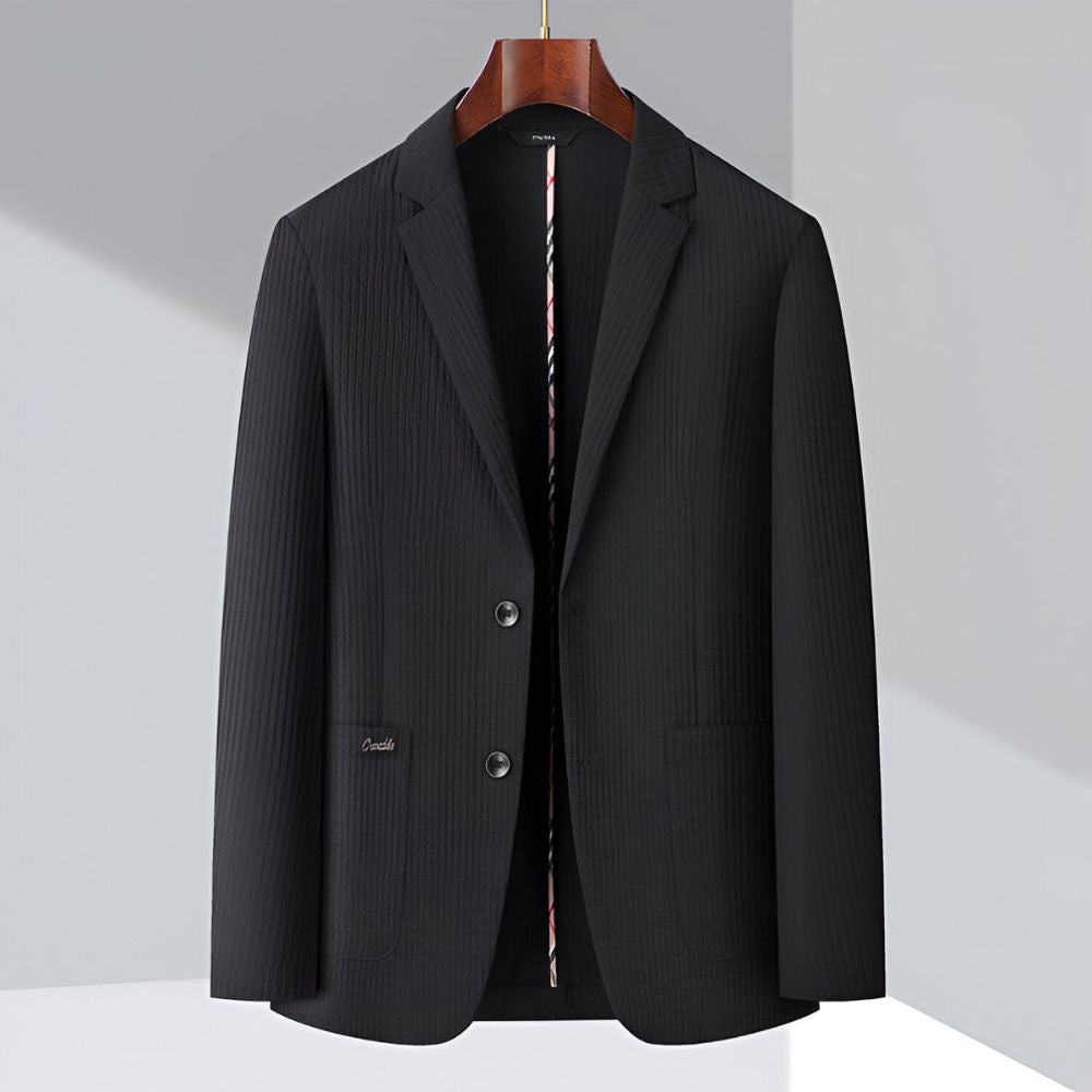 Luxe Formal Blazer für Männer – Eleganter Herrenblazer für formelle Anlässe, ideal für kühle Herbst- oder Wintertage.