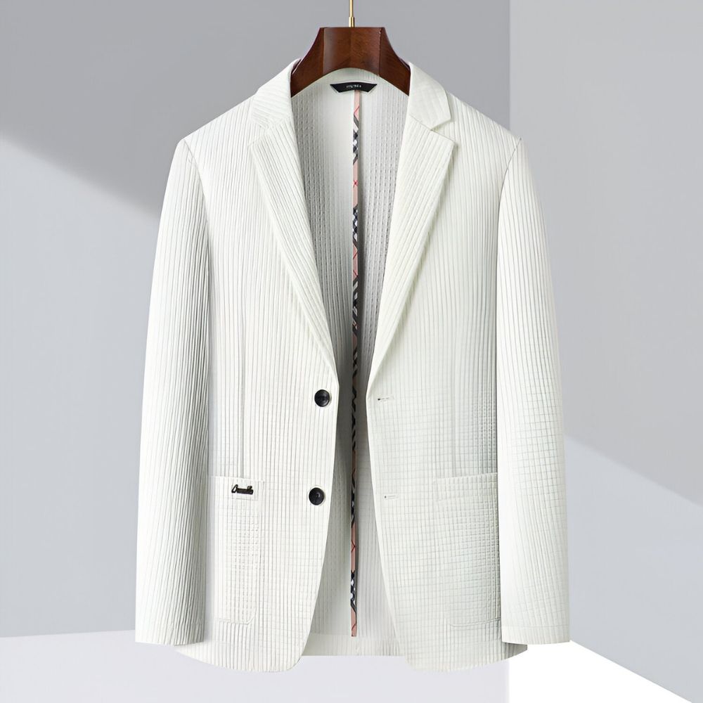 Luxe Formal Blazer für Männer – Eleganter Herrenblazer für formelle Anlässe, ideal für kühle Herbst- oder Wintertage.