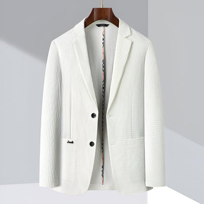 Luxe Formal Blazer für Männer – Eleganter Herrenblazer für formelle Anlässe, ideal für kühle Herbst- oder Wintertage.