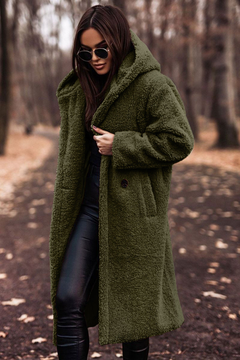 Modische und bequeme Jacke für Frauen, ideal für Herbst- und Wintertage.