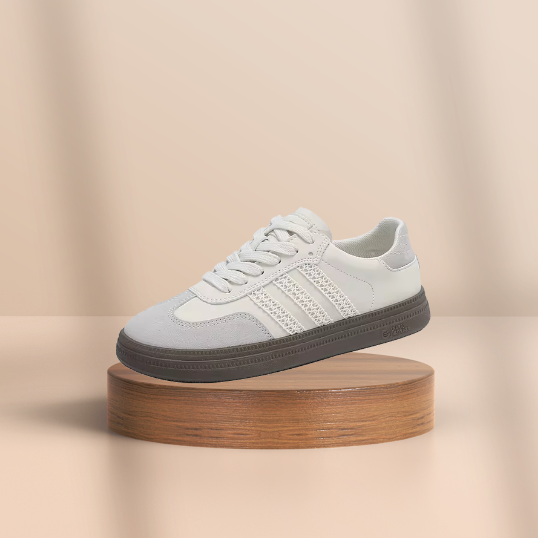 Stylische Komfort-Sneakers für Frauen, ideal für den Herbst, kombinieren Modebewusstsein mit ganztägigem Komfort und sportlicher Eleganz.