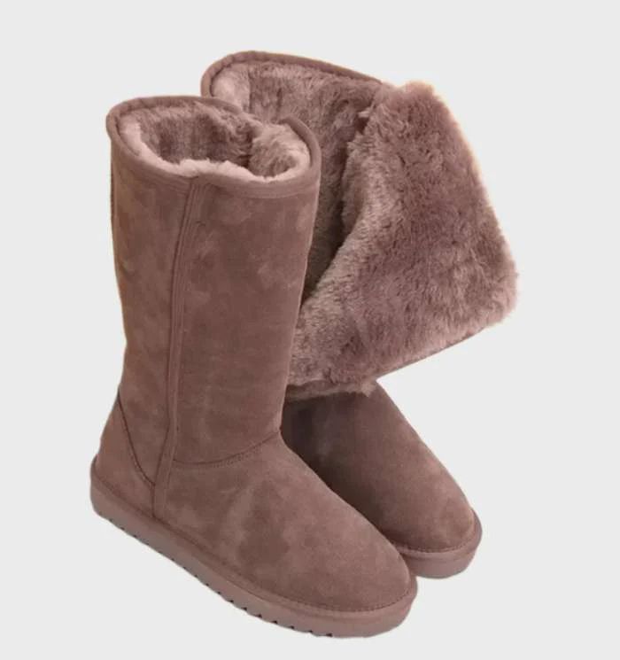 Warme und wasserdichte Stiefel für Frauen, ideal für kalte Herbst- und Wintertage, mit hochwertiger Isolierung und rutschfester Sohle.