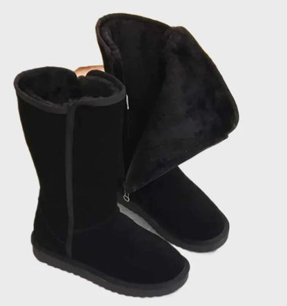 Warme und wasserdichte Stiefel für Frauen, ideal für kalte Herbst- und Wintertage, mit hochwertiger Isolierung und rutschfester Sohle.