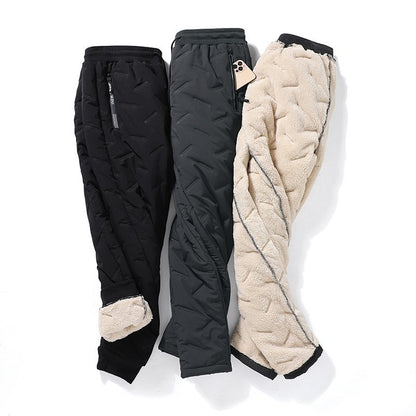 Warme Winter-Thermohose mit isoliertem Futter für kalte Herbst- und Wintertage.