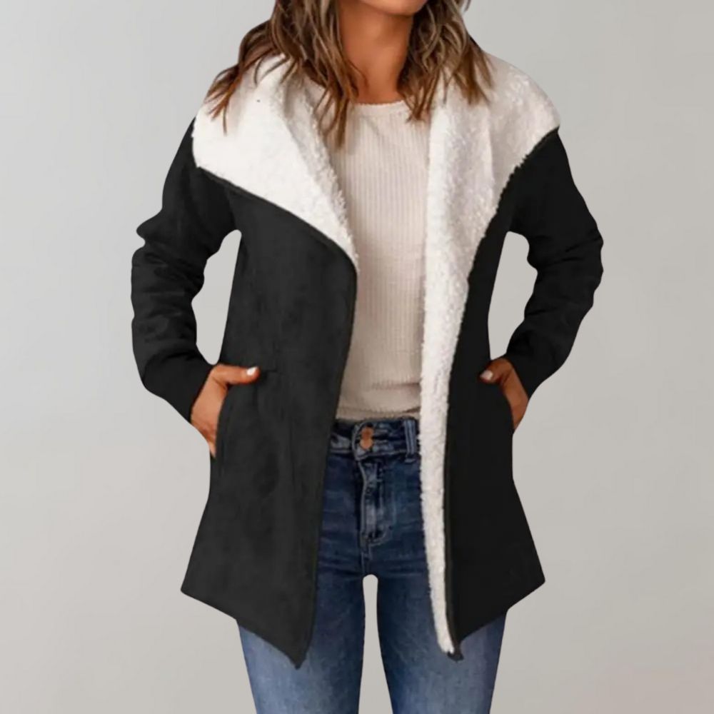 Weiche und modische Strickjacke für Frauen, ideal für Herbst oder Winter