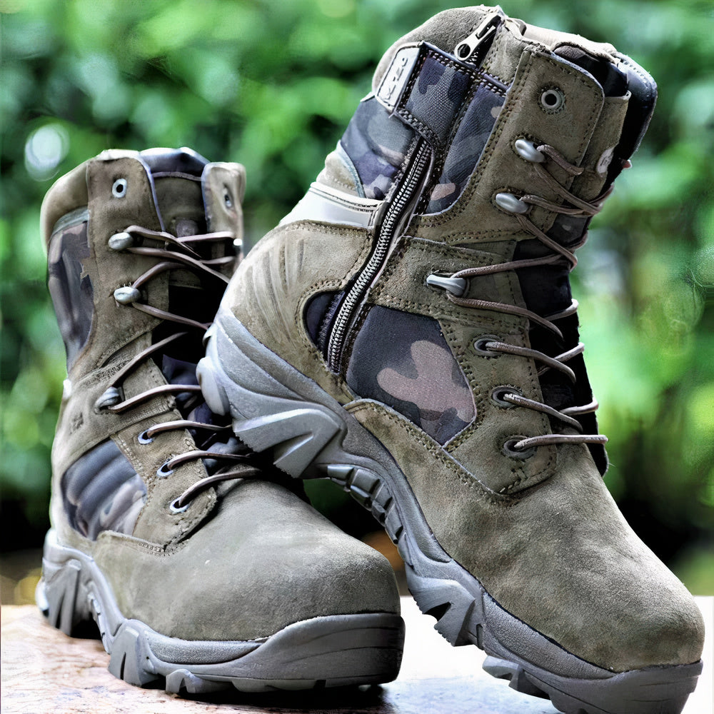 Winter-Wanderstiefel für Männer im Freien mit strapazierfähiger Konstruktion, wetterfestem Design und verstärkter Traktionssohle, ideal für Outdoor-Abenteuer.