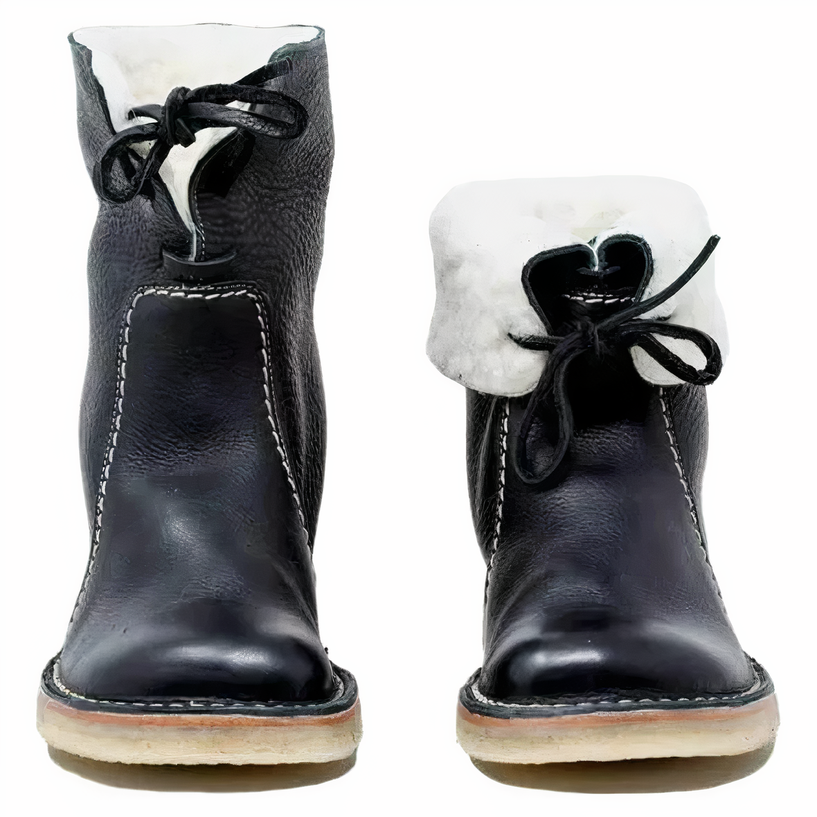 Leder Schneestiefel - Andrea