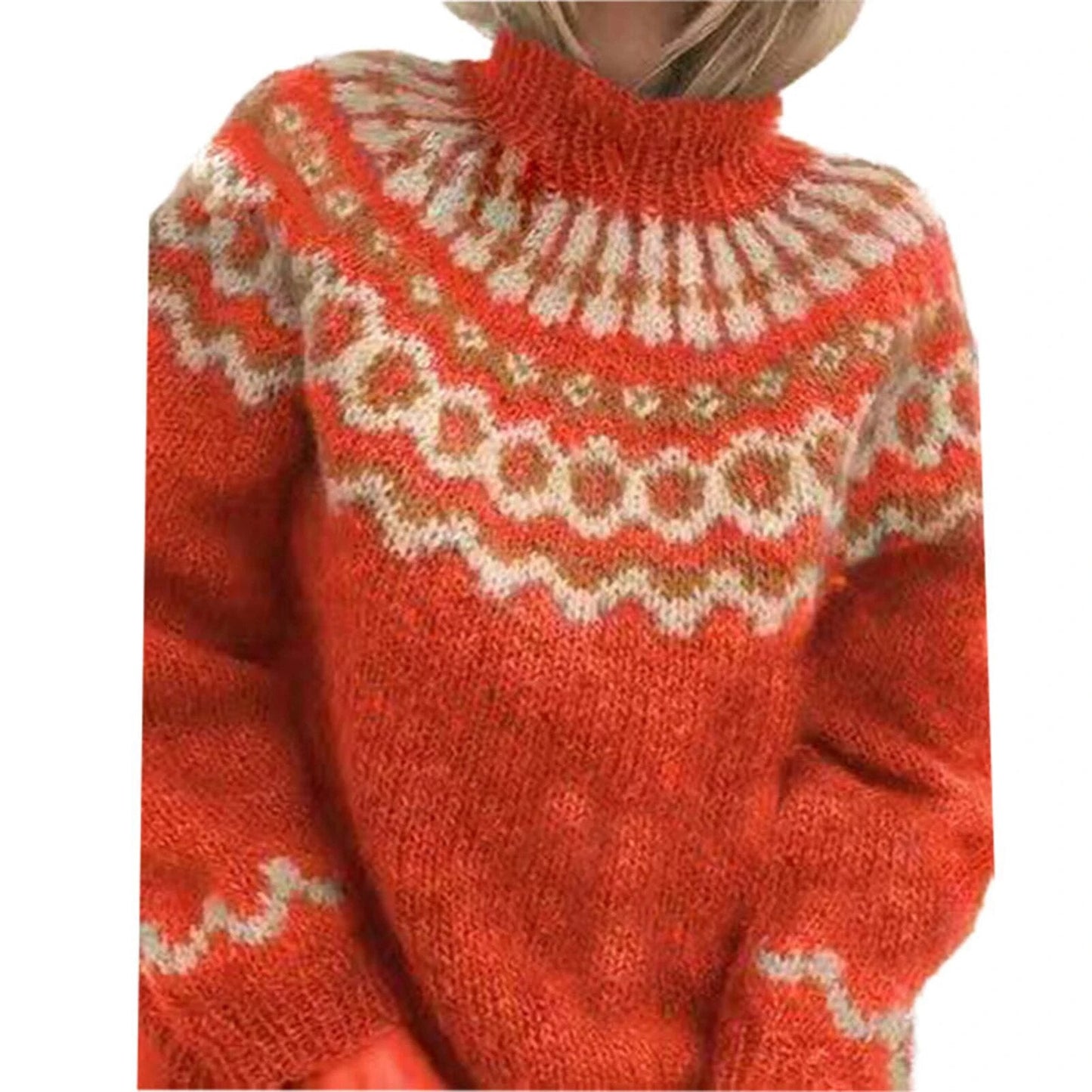 Rollkragenstrickpullover für Damen - Athena