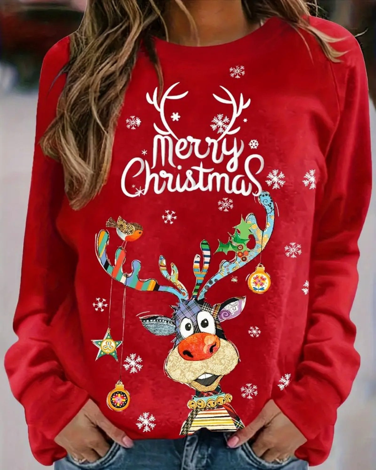 "Merry Christmas" Pullover - Celia