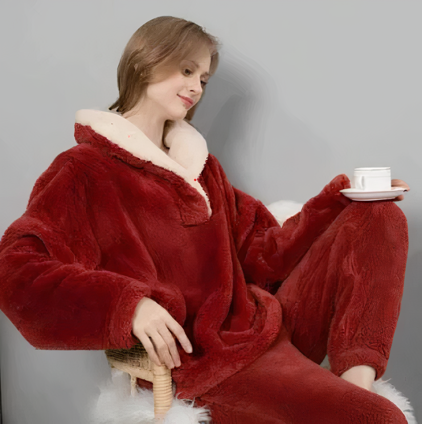 Pyjama-Set aus Fleece für Damen - Londyn