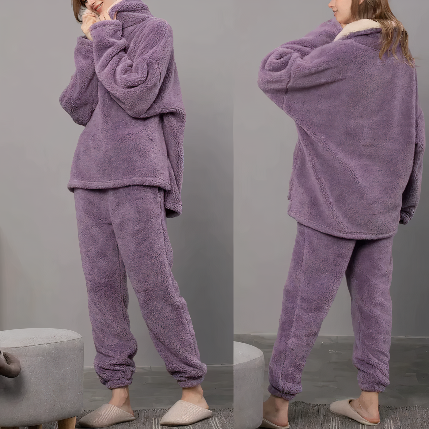 Pyjama-Set aus Fleece für Damen - Londyn