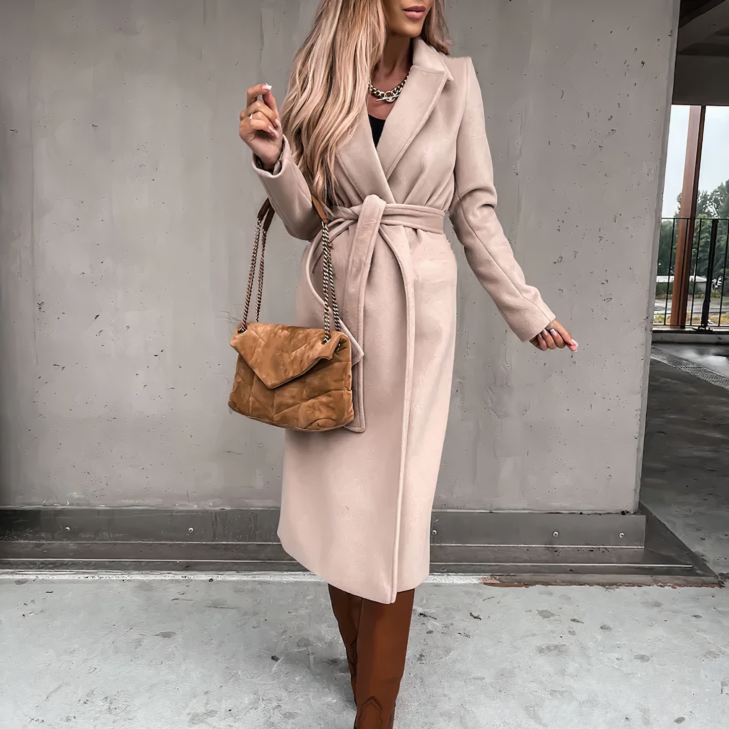 Schicker Trenchcoat aus Wollmischung - Nicole