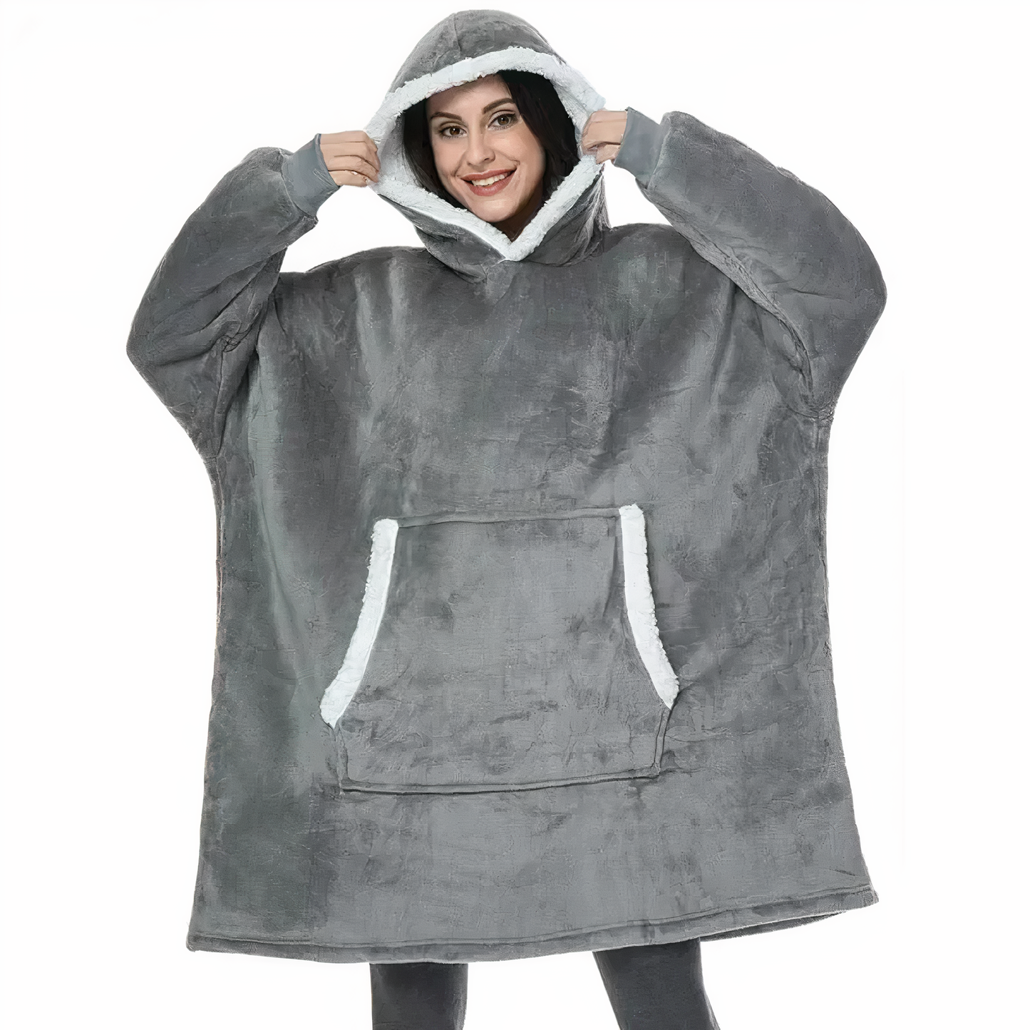 Kuschelige Kuscheldecke Hoodie - Regina