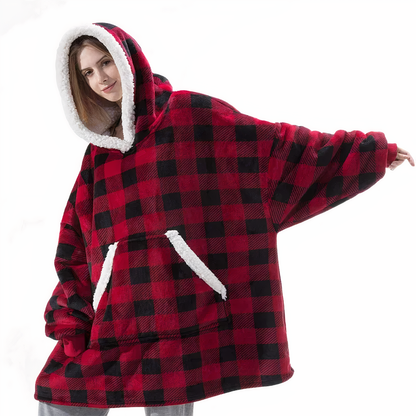 Kuschelige Kuscheldecke Hoodie - Regina