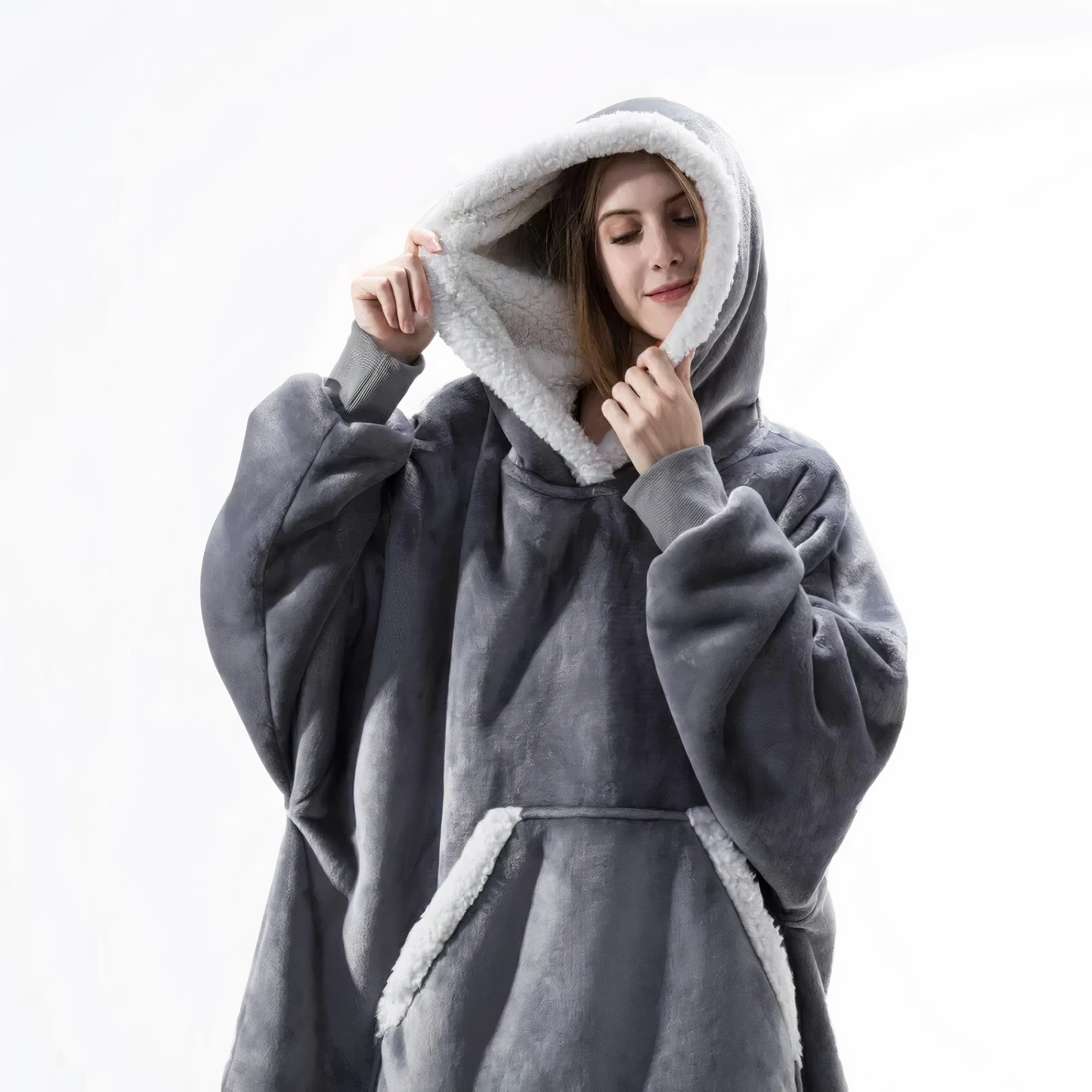 Kuschelige Kuscheldecke Hoodie - Regina