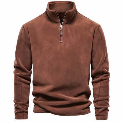 Kragen Zip Fleece Pullover - Xavier